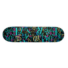 Alphabet Skateboard