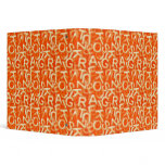 Alphabet Soup Notebook Vinyl Binder