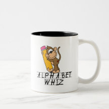 Alphabet Whiz TShirts and Gifts Coffee Mug