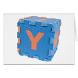 Alphabet Y Greeting Cards
