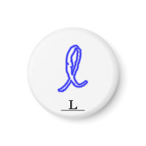 Alphabetic Magnet - Letter "L"