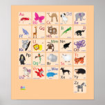 Alphabets animaux posters