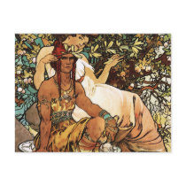 Alphonse (Alfons) Mucha - Art Nouveau - Manhood Postcards