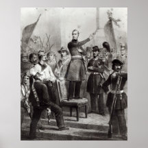Alphonse de Lamartine à hôtel de ville Posters