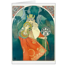Alphonse Maria Mucha ~ Art Nouveau Card