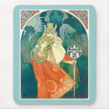 Alphonse Maria Mucha ~ Art Nouveau Mouse Pads