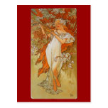 Alphonse Mucha - art Nouveau - ressort Cartes Postales