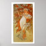 Alphonse Mucha - art Nouveau - ressort Poster