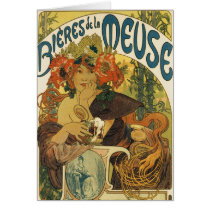 Alphonse Mucha - Bieres de la Muse cards