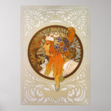 Alphonse Mucha ~ Byzantine Poster