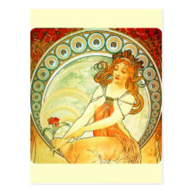Alphonse Mucha Cartes Postales