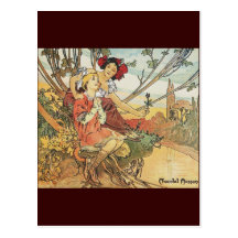 alphonse mucha chocolat masson post cards