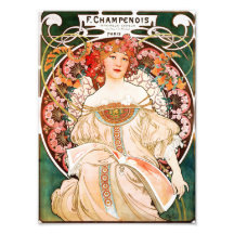 Alphonse Mucha F. Champenois Print Photograph