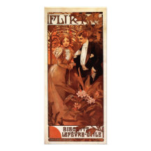 Alphonse Mucha Flirt Print Photo Print