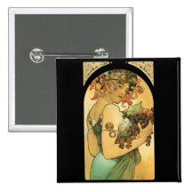 Alphonse Mucha ~ Fruit ( 1897 ) Pins