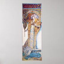 Alphonse Mucha Goddess Print