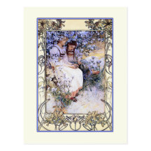 Alphonse Mucha illustration: The Beatitudes Postcards