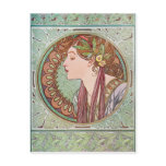 Alphonse Mucha Laurel Art Nouveau Postcards