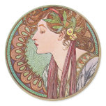 Alphonse Mucha Laurel Art Nouveau Stickers