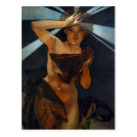 Alphonse Mucha Morning Star Postcard