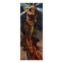 Alphonse Mucha Morning Star Print Photographic Print