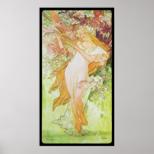 Alphonse Mucha Printemps Spring