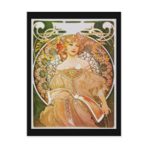 Alphonse Mucha Reverie Daydream Post Card