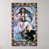 Alphonse Mucha - Slavia - Art Nouveau - Secession Poster