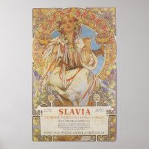 Alphonse Mucha - Slavia Print