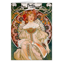 Alphonse Mucha - Spring cards