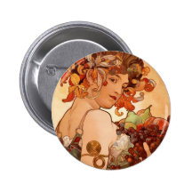 Alphonse Mucha - The Fruits Buttons