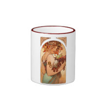 Alphonse Mucha - The Fruits Mugs