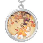 Alphonse Mucha Vintage Art Custom Jewelry