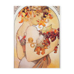 Alphonse Mucha Vintage Art Post Card