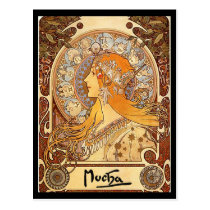 Alphonse Mucha - Zodiac postcards