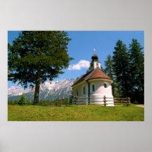 Alpine Chapel  Print