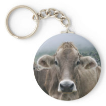 Alpine cow keyring