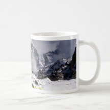 Alpine mountains, Nepal Winter Coffee Mugs