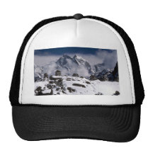 Alpine mountains, Nepal Winter Mesh Hats