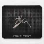 Alpinisme ; Noir frais Tapis De Souris