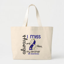 ALS Always I Miss My Brother 3 Canvas Bag