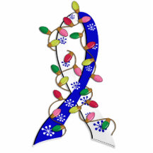 ALS Christmas Lights Ribbon Acrylic Cut Outs