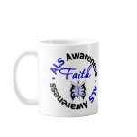 ALS Faith Scripted Butterfly Coffee Mug