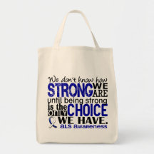 ALS How Strong We Are Canvas Bag