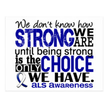 ALS How Strong We Are Postcards