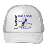 ALS I Wear Blue and White For My Mother-In-Law 43 Trucker Hat