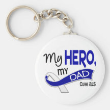 ALS My Dad My Hero 42 Key Chains