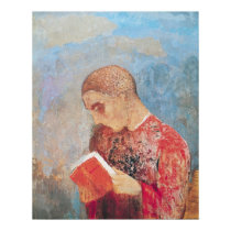 Alsace or, Monk Reading, c.1914 posters