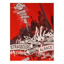 Alsace - postcard