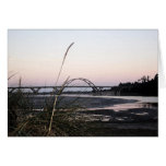 Alsea Bay Bridge Watercolor Card